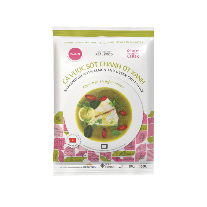 Cá Vược Sốt Chanh Ớt Xanh Inmin 160G-