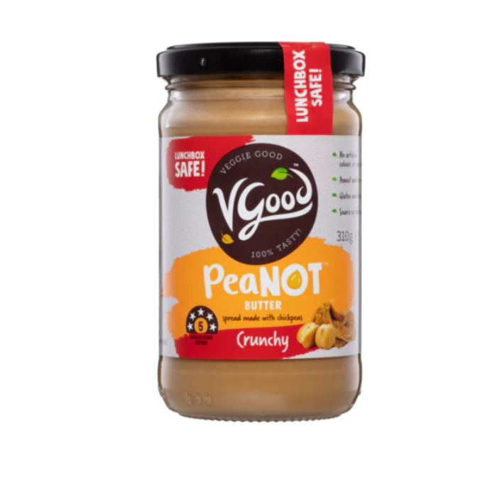 Chickpea Butter Crunchy Vgood 310G-