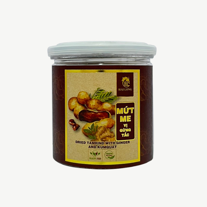 Dried Tamarind With Ginger & Kumquat Hai Long 200G (Hp)-