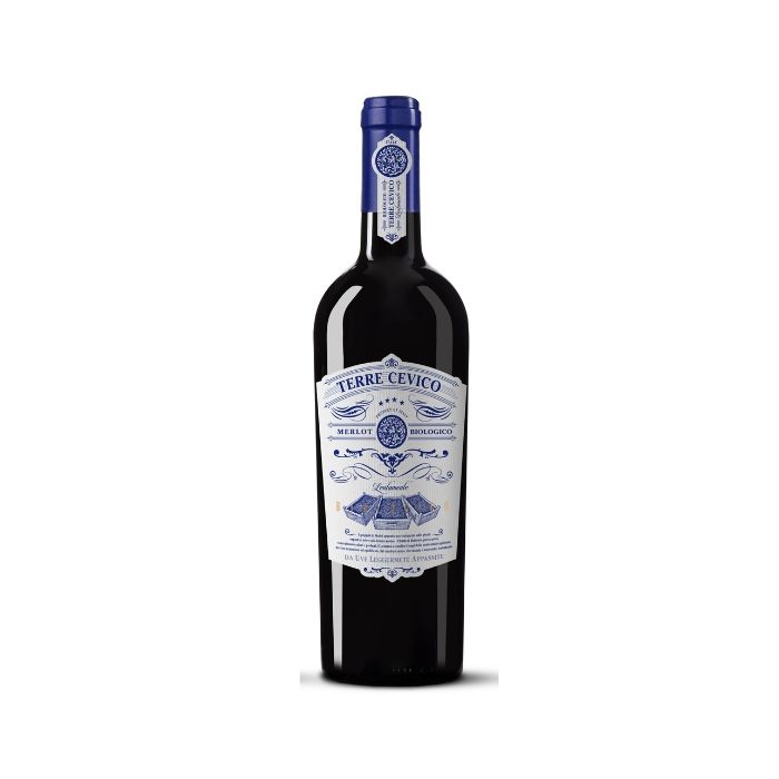 Red Wine Merlot Biologico 750Ml (Hp)-