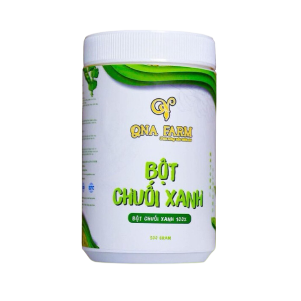 Bột Chuối Xanh Qna Farm 500G