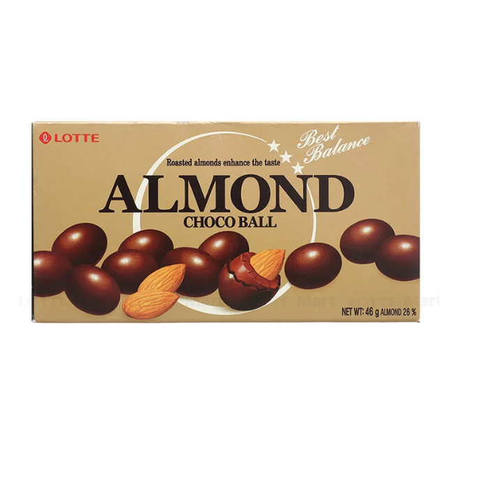 Chocolate Almond Ball Lotte 46G-