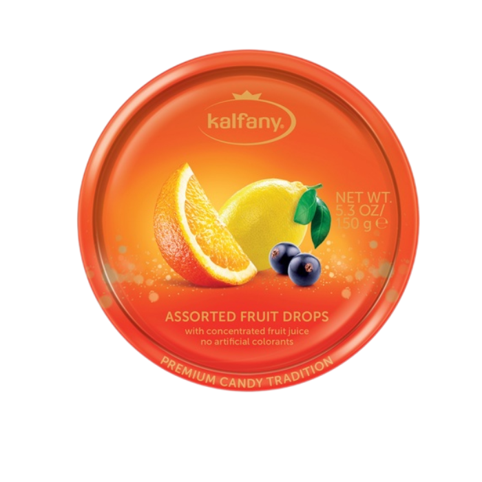 Fruit Candy Grapes And Oranges Kalfany 150G (Hp)-