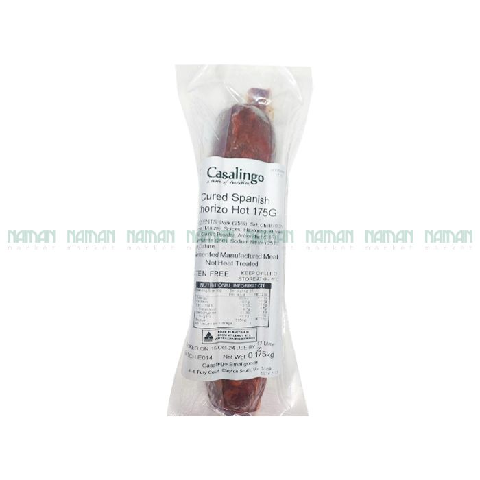 Spanish Chorizo Hot Casalingo 175G-