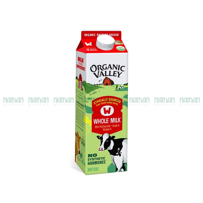 Sữa Hữu Cơ Thanh Trùng Nguyên Kem Organic Valley 950Ml-