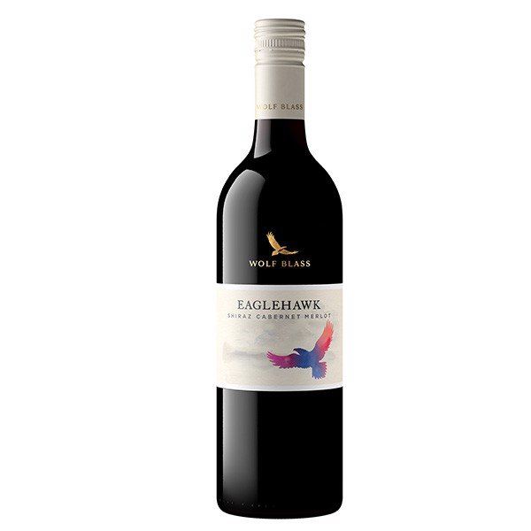 Red Wine Eaglehawk Shiraz Cabernet Merlot Wolf Blass 750Ml-