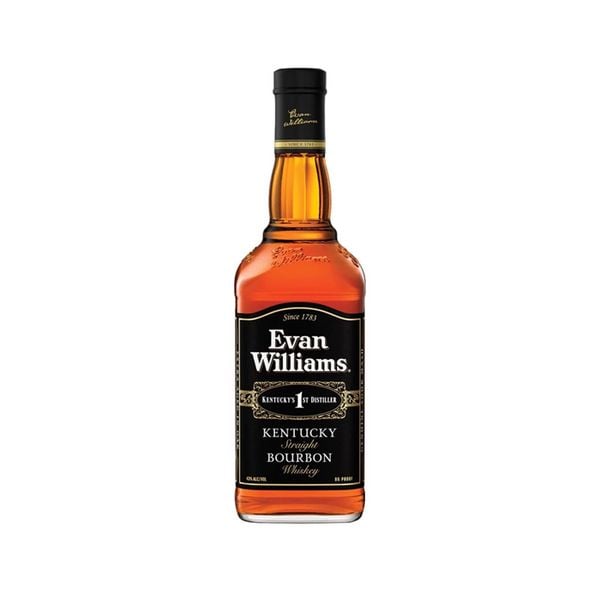 Rượu Whiskey Kentucky Straight Bourbon Evan Williams 43% 750Ml