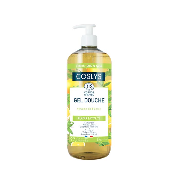 Sữa Tắm Dạng Gel Chiết Xuất Cỏ Roi Ngựa Và Chanh Hữu Cơ Coslys 1L-