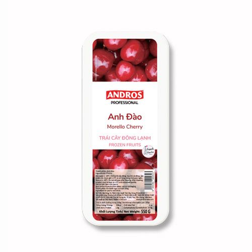 Quả Anh Đào Đông Lạnh Iqf Andros 550G- 