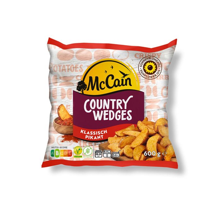 Khoai Tây Cắt Múi Kiểu Miền Quê Truyền Thống Mccain 600G-