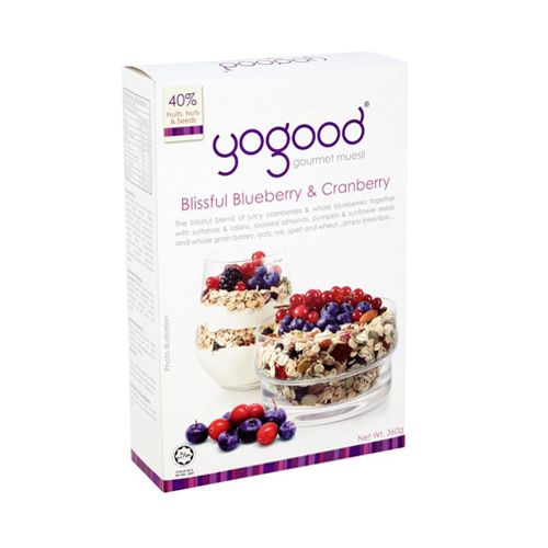 Muesli Blissful Blueberry & Cranberry Yogood 360G- Muesli Blissful Blueberry & Cranberry Yogood 360G