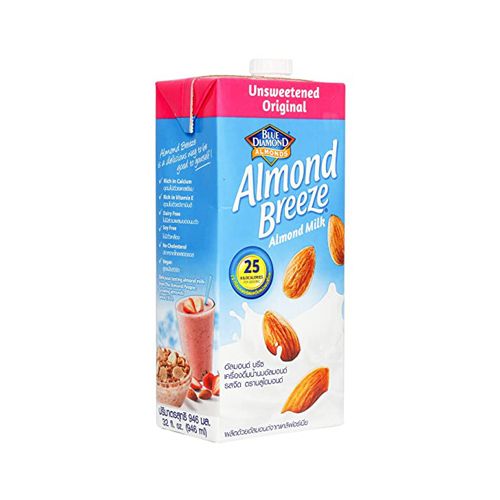 Sữa Hạt Hạnh Nhân Nguyên Chất Không Đường Almond Breeze 946Ml- 