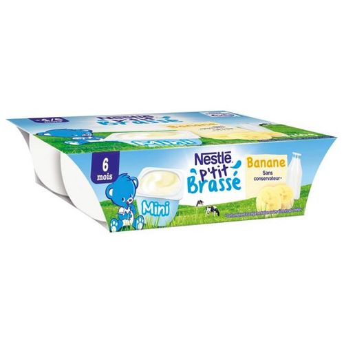 Sữa Chua Vị Chuối P'Tit Brasse Nestle 6X60G
