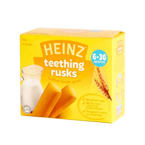 Bánh Quy Ăn Dặm Cho Bé Từ 6-36 Tháng Tuổi Heinz 100Gr- 