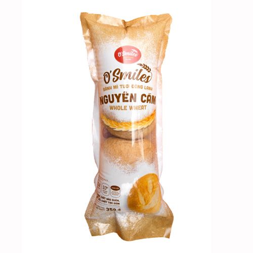 Bánh Mì Nguyên Cám Đông Lạnh O'Smiles 350G