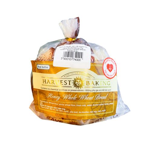 Bánh Mì Nguyên Cám Mật Ong Bơ Hảo Hạng Harvest Baking 270G
