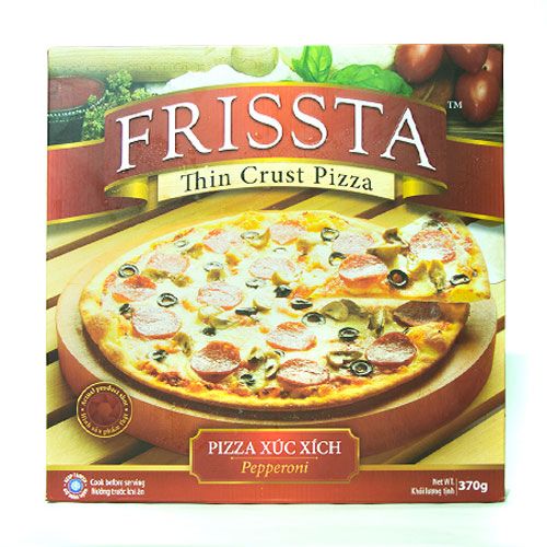 Pizza Đông Lạnh Pepperoni Frissta 370G- Pizza Đông Lạnh Pepperoni Frissta 370G
