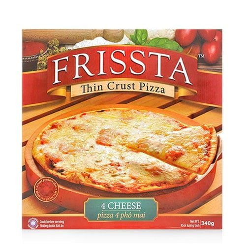 Pizza Đông Lạnh 4 Loại Phô Mai Frissta 340G