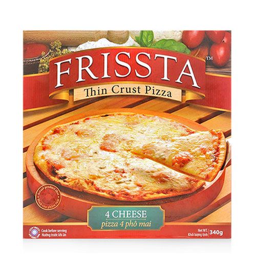 Pizza Đông Lạnh 4 Loại Phô Mai Frissta 340G- Pizza Đông Lạnh 4 Loại Phô Mai Frissta 340G