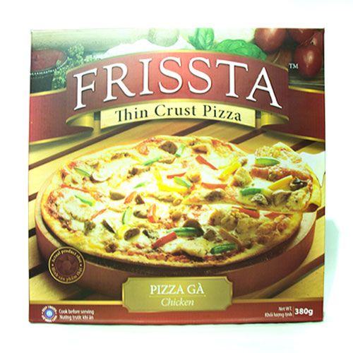 Pizza Đông Lạnh Nhân Thịt Gà Frissta 380G- Pizza Đông Lạnh Nhân Thịt Gà Frissta 380G
