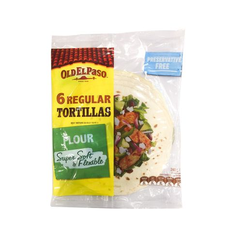 Tortillas Supper Soft & Flexible Old El Paso 6Ps 240G- 