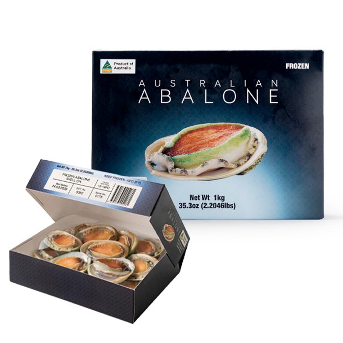 Frozen Au Greenlip Abalone Yumbah 1Kg-