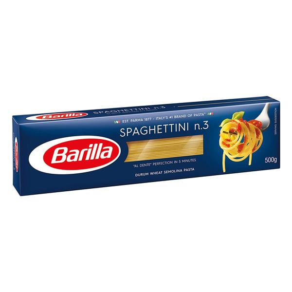 Mì Sợi Spaghettini Số 3 Barilla 500G