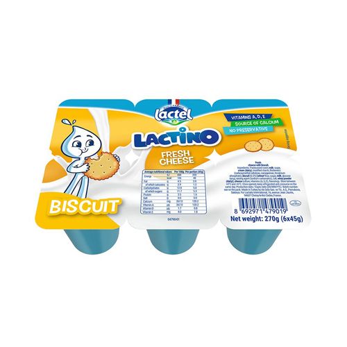 Biscuit Fresh Cheese Lactel 45Gx6- 