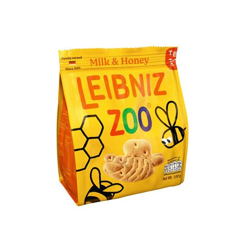 Bears & Bees Biscuits With Milk & Honey Bahlsen Zoo 100G- 