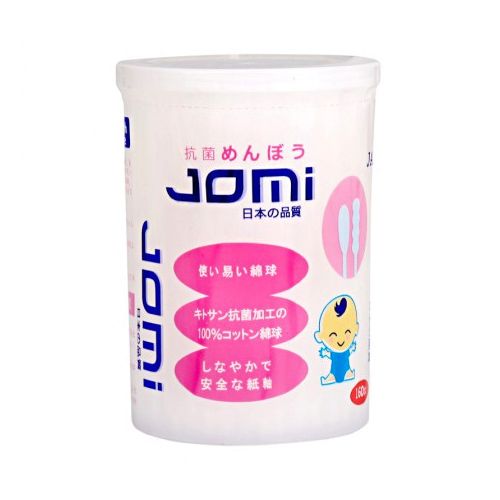 Antibacterial Cotton Swabv For Kids Jomi 200Pcs- Antibacterial Cotton Swabv For Kids Jomi 200Pcs