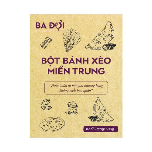 Vietnamese Pancake Mix Ba Đợi 500G-