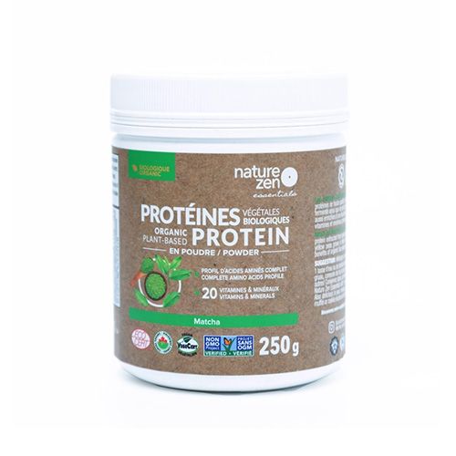 Bột Protein Thực Vật Hữu Cơ Vị Trà Xanh Nature Zen 250G- 