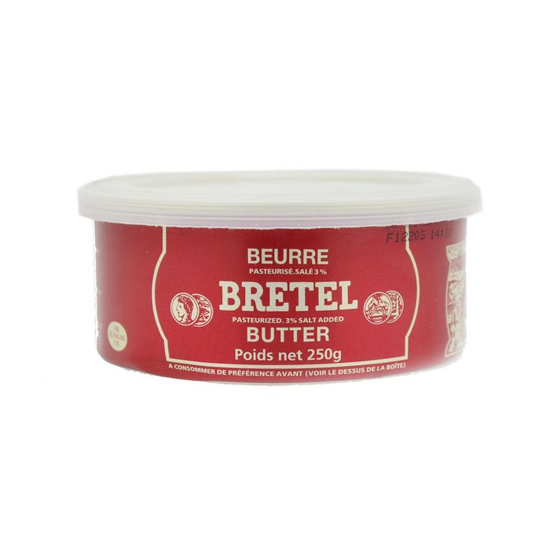 Pasteurized Butter 3% Salt Bretel 250G- 