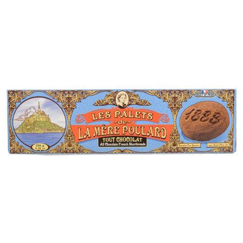 Butter Biscuits All Chocolate La Mere Poulard 125G- Butter Biscuits All Chocolate La Mere Poulard 125G