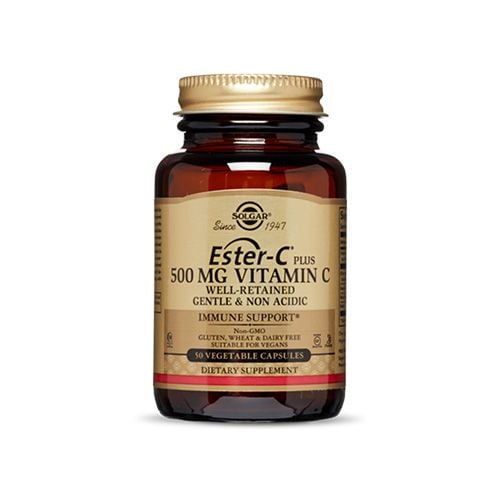 Thực Phẩm Bảo Vệ Sức Khỏe Ester-C 500Mg Vitamin C Solgar 50V