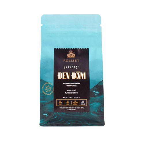 Cà Phê Bột Đen Đậm Folliet 250G-