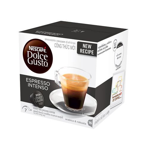 Cà Phê Viên Nén Espresso Intenso Nescafe Dolce Gusto 16X6G- Cà Phê Viên Nén Espresso Intenso Nescafe Dolce Gusto 16X6G