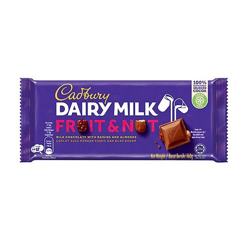 Fruit&Nut Chocolate Cadbury 160G-