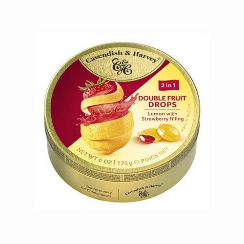 Kẹo Trái Cây Chanh & Dâu Tây C&H 175G