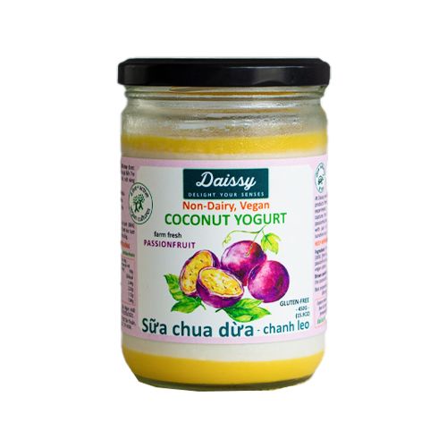 Daissy Coconut Yogurt Passionfruit 450G- Daissy Coconut Yogurt Passionfruit450G