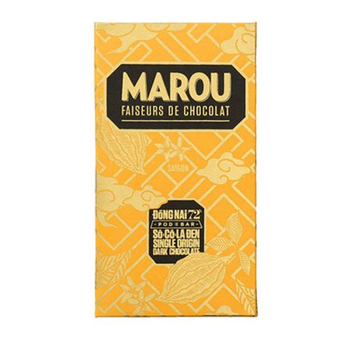 Chocolate Đen 72% Đồng Nai Marou 80G