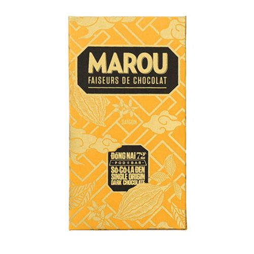 Chocolate 72% Dark Dong Nai Marou 80G- 