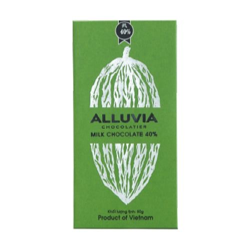 Chocolate Sữa 40% Alluvia 80G