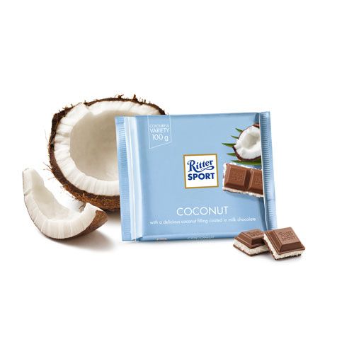 Chocolate Sữa Nhân Dừa Ritter Sport 100G- 