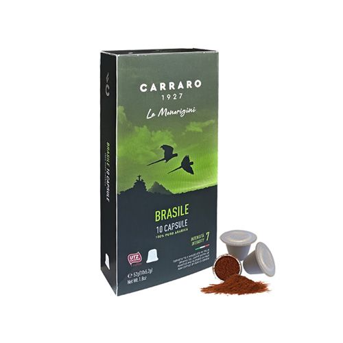 Cà Phê Viên Nén Single Origin Brasile Carraro 52G