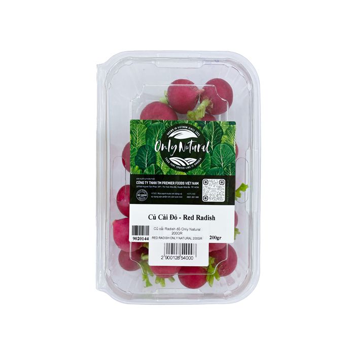 Củ Cải Radish Đỏ Only Natural 200Gr- 