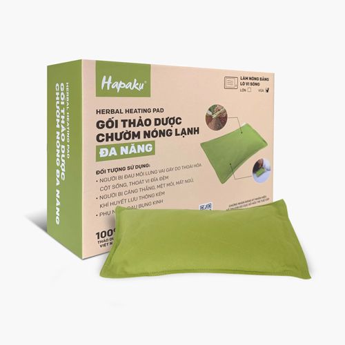 Gối Chườm Thảo Dược Đa Năng 25Cmx17 Cm Hapaku-