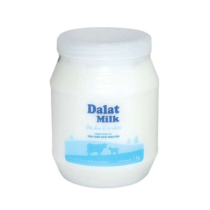 Sữa Chua Không Đường Đà Lạt Milk 1Kg- 