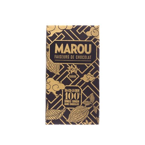 Chocolate Đen 100% Marou 60G- Chocolate Đen 100% Marou 60G