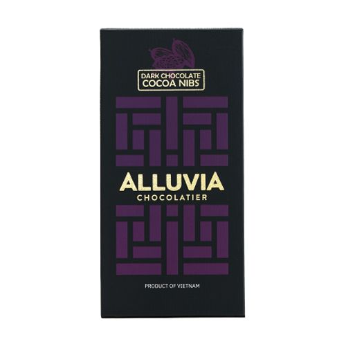 Dark Chocolate With Cacao Nibs 70% Alluvia 100G- Dark Chocolate With Cacao Nibs 70% Alluvia 100G